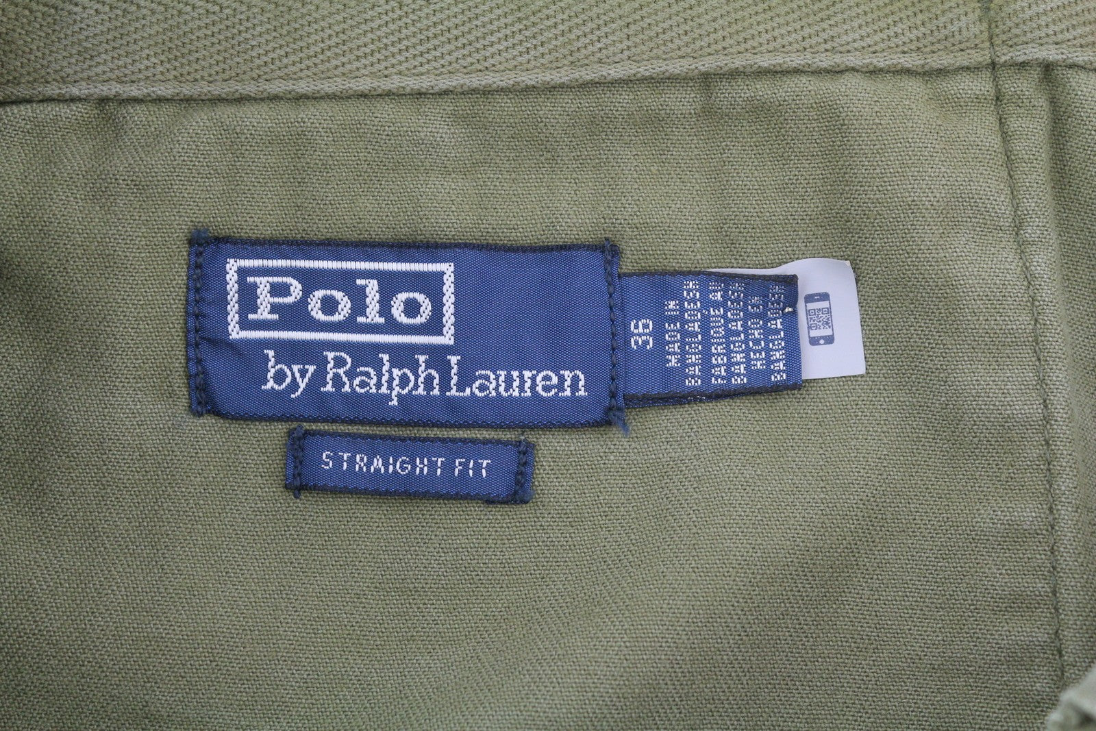 RALPH LAUREN Men's Shorts W36 Washed Green Straight Button Fly RRP190