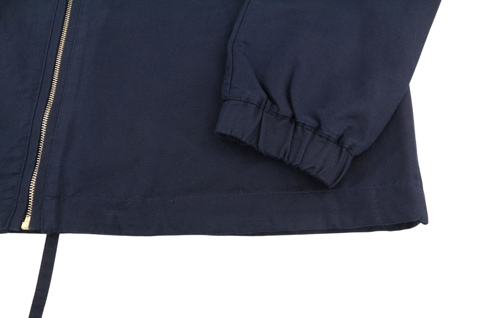 GANT Linen Blend Blouson Women Jacket L Evening Blue Lightweight Bomber