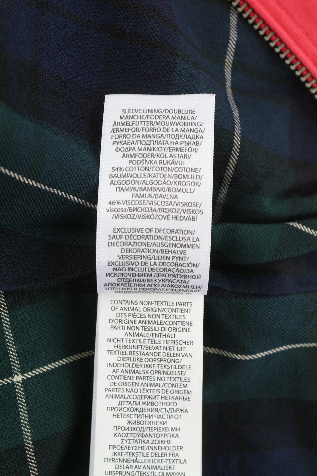 RALPH LAUREN Men's Jacket M Red Garment Dyed Windbreaker RRP350