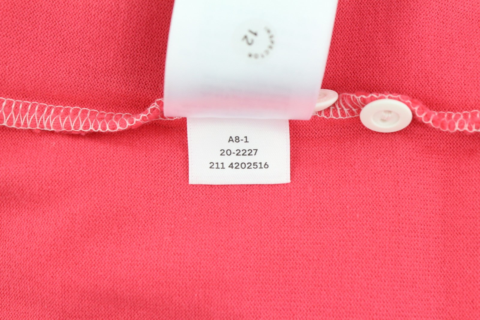 GANT Mixed Striped Heavy Rugger Women T-Shirt S Watermelon Red Polo Rugby