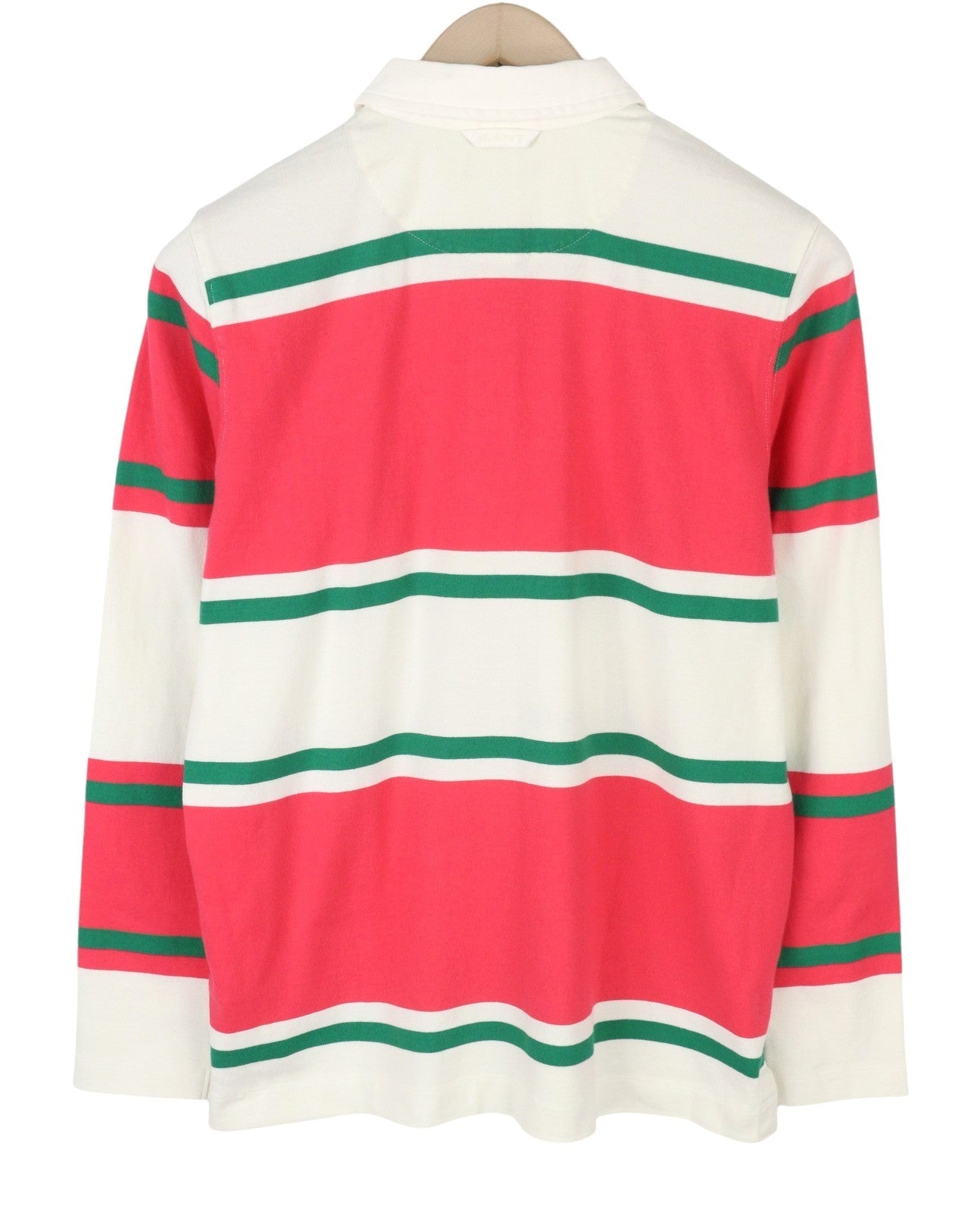 GANT Mixed Striped Heavy Rugger Women T-Shirt S Watermelon Red Polo Rugby