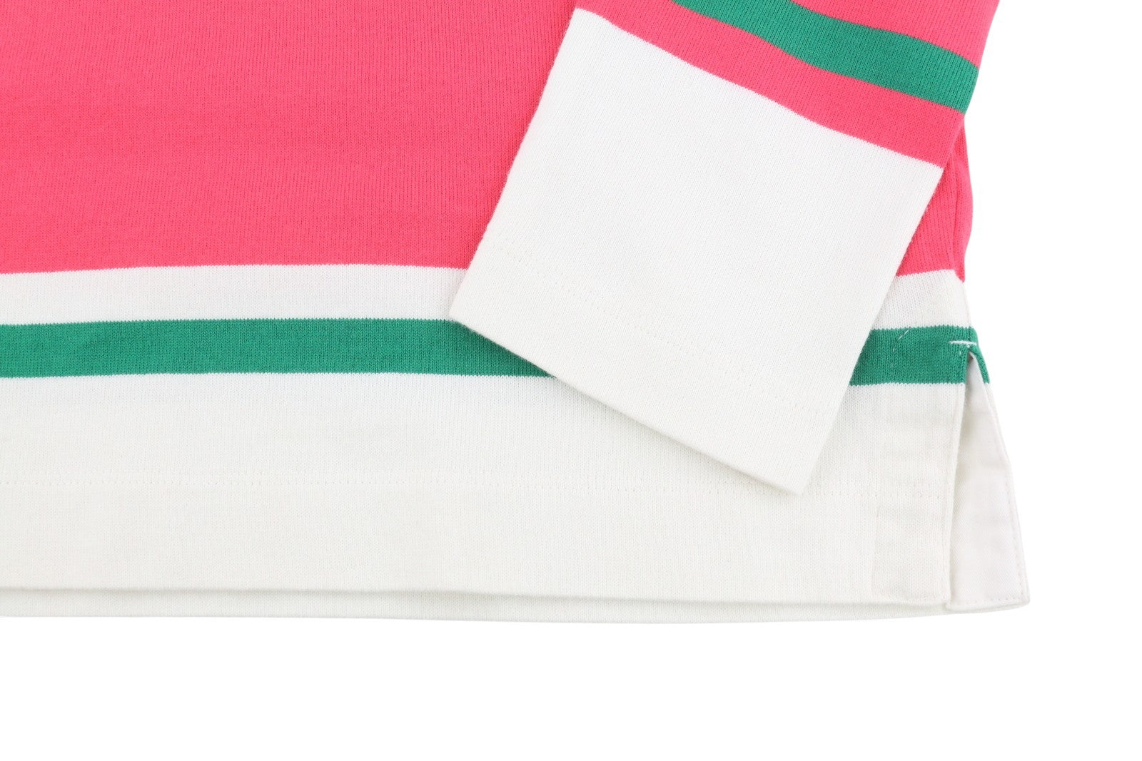 GANT Mixed Striped Heavy Rugger Women T-Shirt S Watermelon Red Polo Rugby