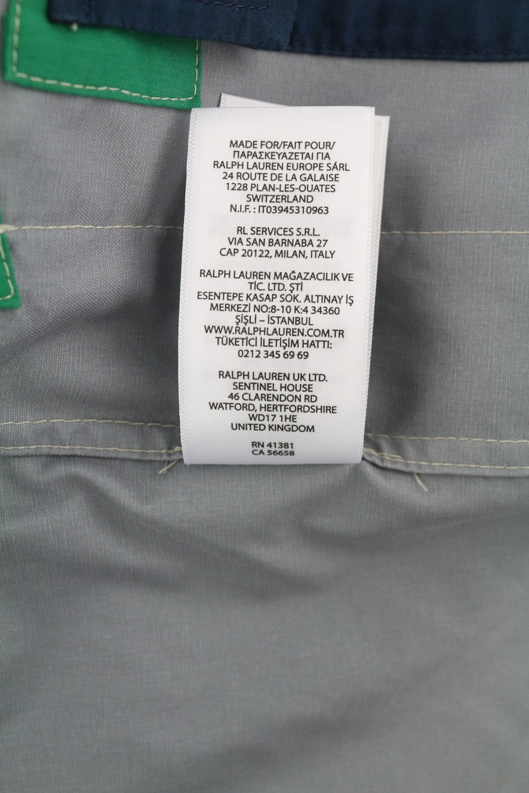 RALPH LAUREN Men's Jacket S Green Hooded Windbreaker RRP1399