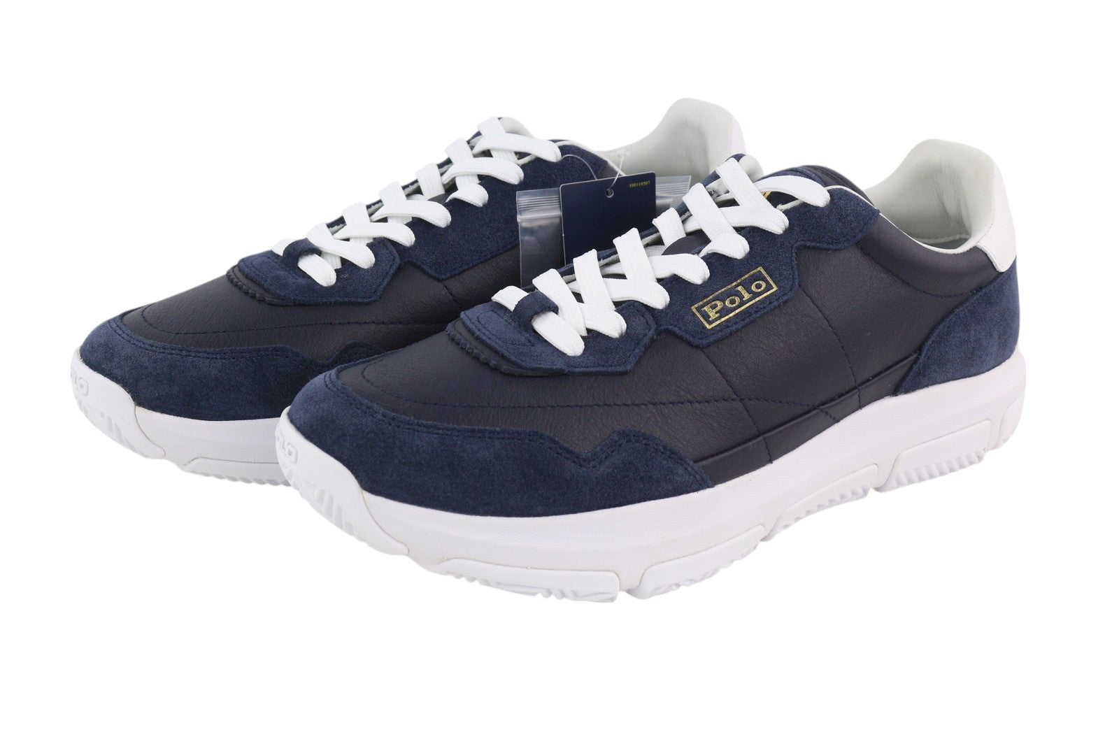 RALPH LAUREN Men's Sneakers EU43 Spa Racer Leather Trainer RRP200