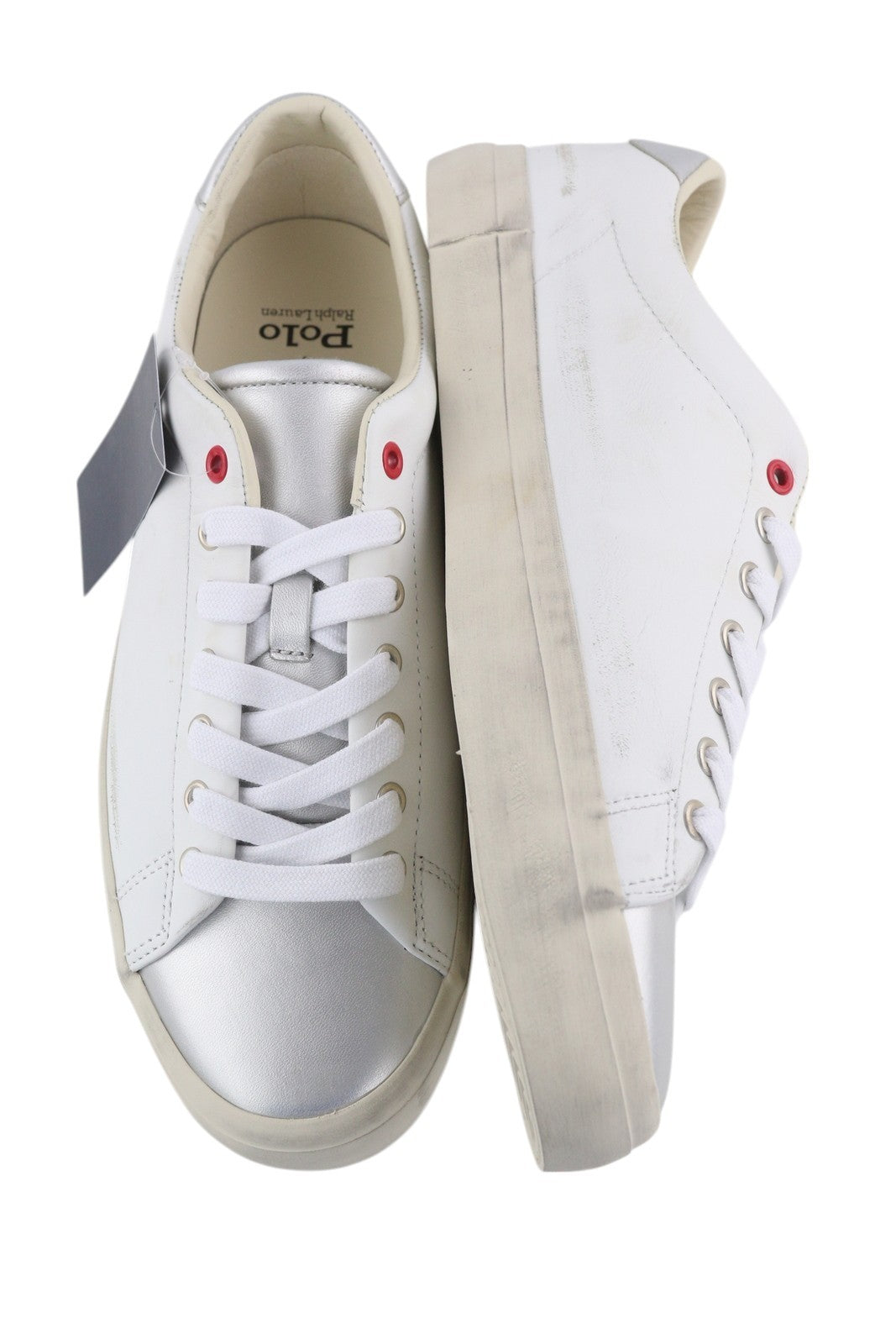 RALPH LAUREN Men's Sneakers EU42 Longwood Leather Trainer