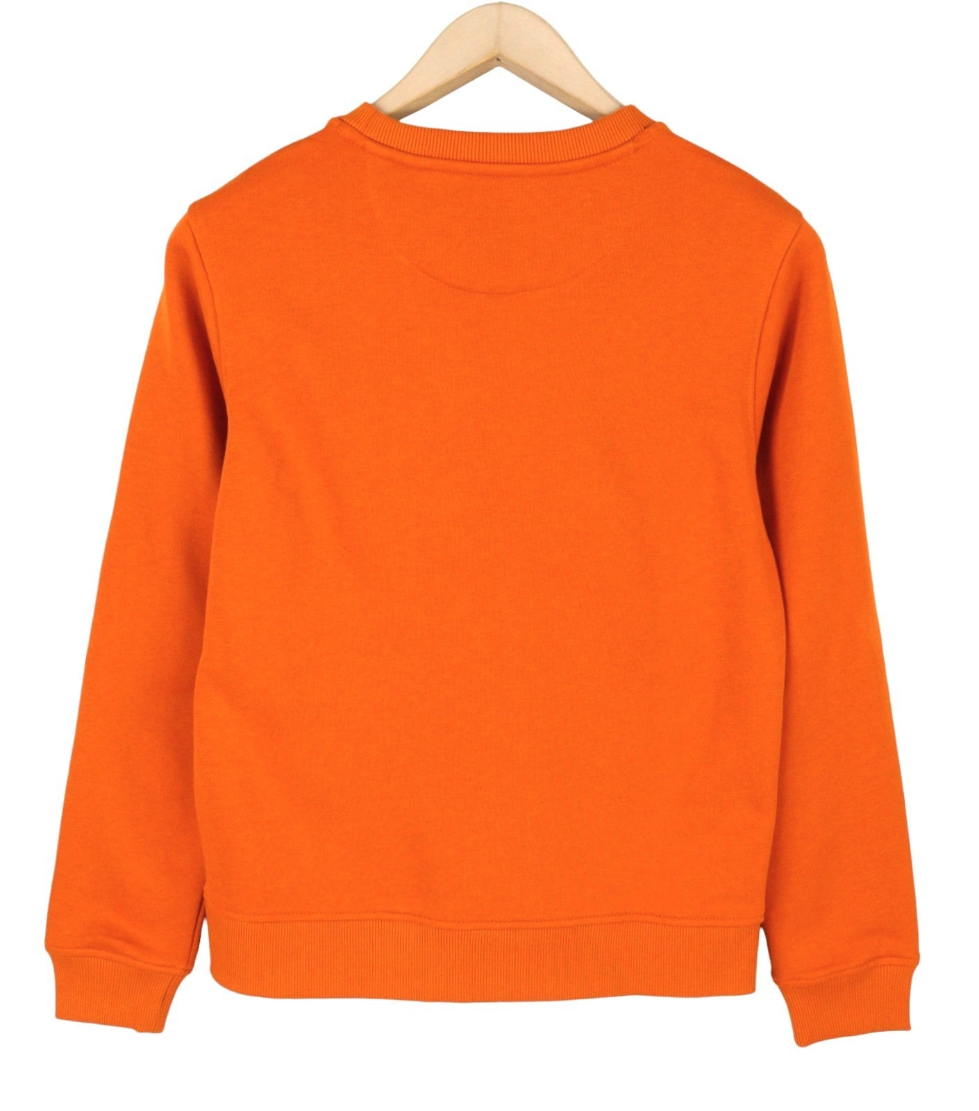 GANT Color Lock Up C-Neck Women Sweatshirt XS Savannah Orange Oversized Pull On