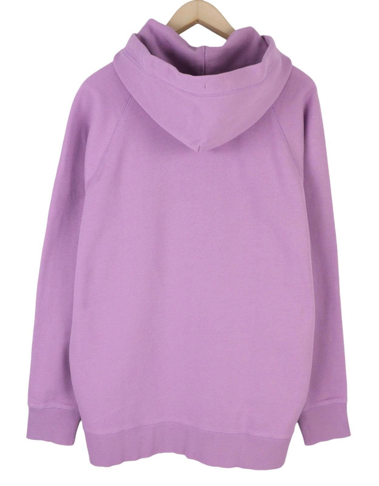 GANT Collegiate Men Hoodie M Orchid Lilac Relaxed Fit Kangaroo Pocket Pull On