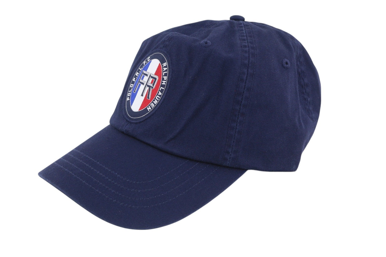 RALPH LAUREN Men Cap 59 CM Dark Blue FRA P.R.F.C. Logo Baseball