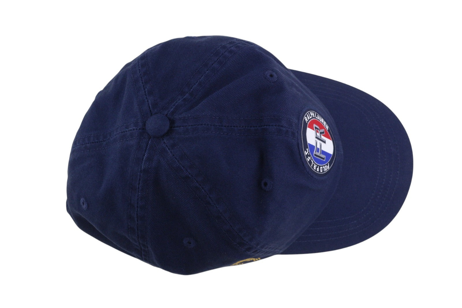 RALPH LAUREN Men Cap 59 CM Dark Blue FRA P.R.F.C. Logo Baseball