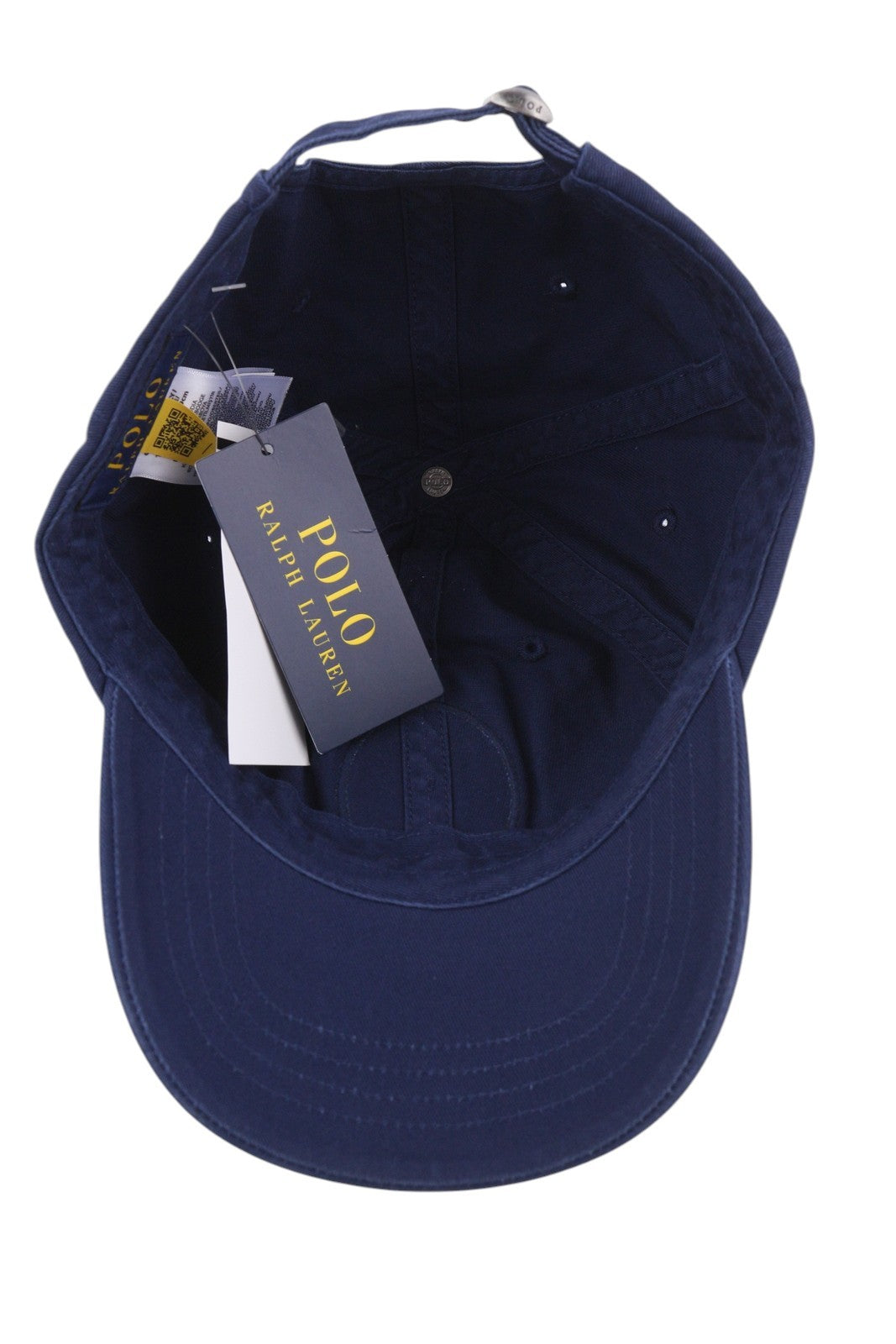 RALPH LAUREN Men Cap 59 CM Dark Blue FRA P.R.F.C. Logo Baseball