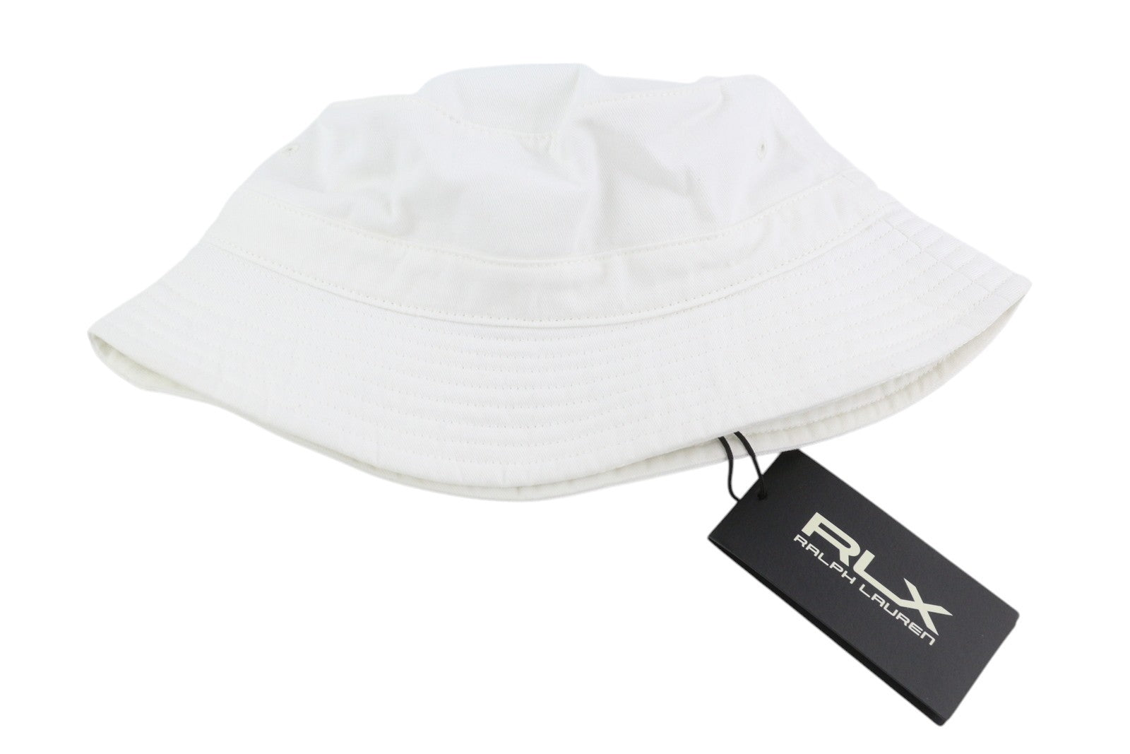 RLX RALPH LAUREN Golf Women Cap 57 CM White Patch Logo Bucket Hat Casual