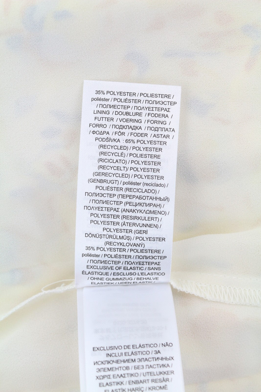 LAUREN RALPH LAUREN Women Dress M Yellow Floral Print Short Puff Sleeve Mini