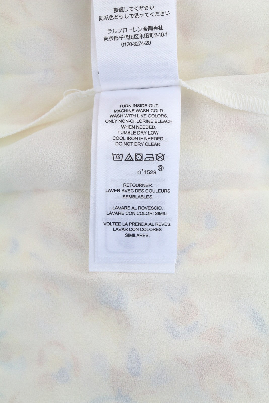 LAUREN RALPH LAUREN Women Dress M Yellow Floral Print Short Puff Sleeve Mini