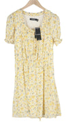 Yellow Polyester Dress