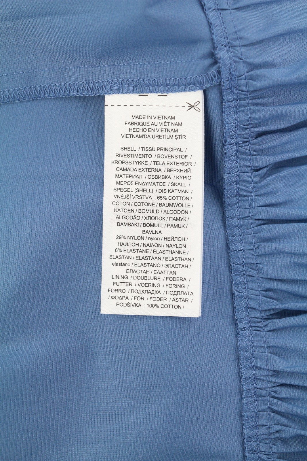 LAUREN RALPH LAUREN Women Dress S Blue Sleeveless Tie-Front Tiered RRP185