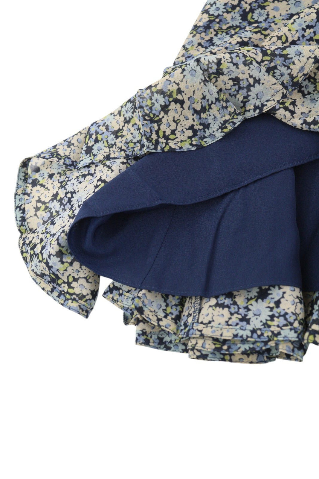 RALPH LAUREN Women Dress XS Floral Printed Wrap Mini Short Sleeve RRP390