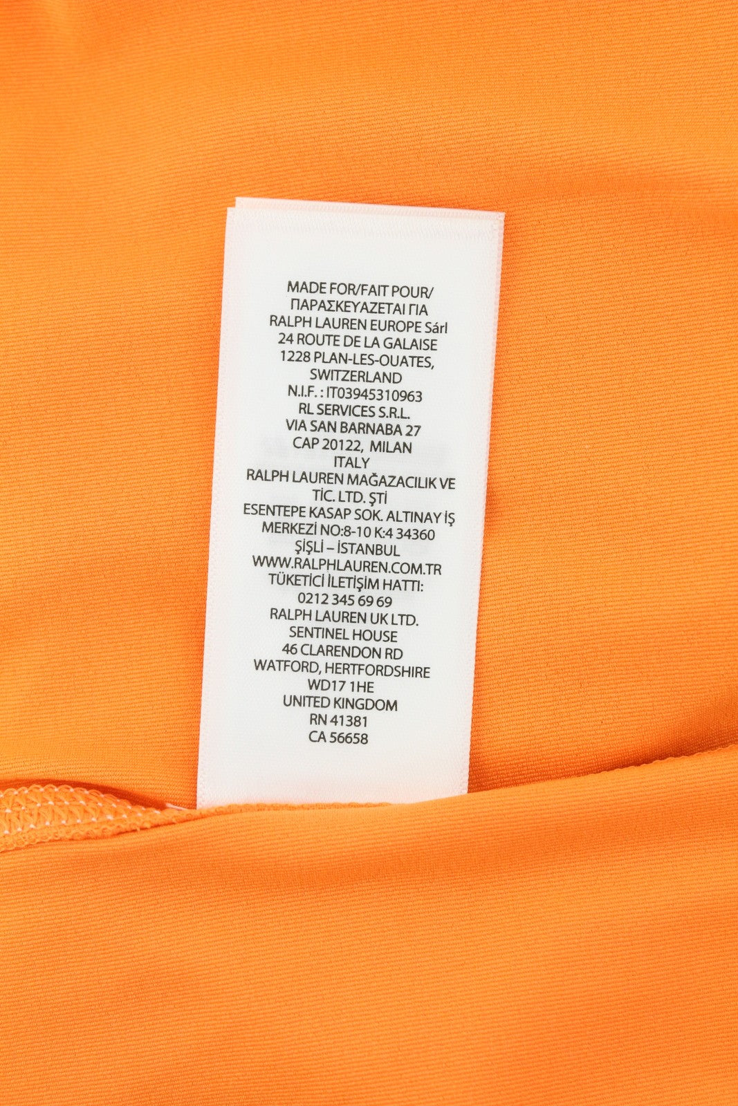 RLX RALPH LAUREN Golf Women Sweatshirt M Orange Half Zip Neck Jersey Pull On