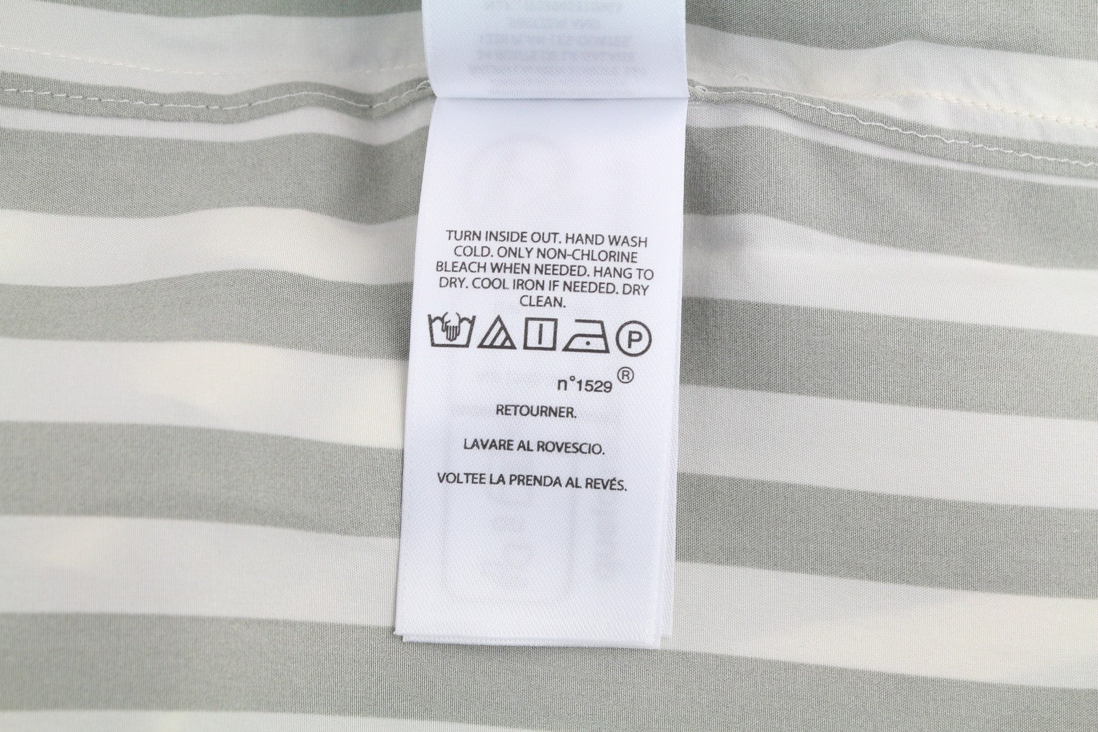 RALPH LAUREN Women Shirt M Mulberry Silk Pinstriped Cutaway RRP391