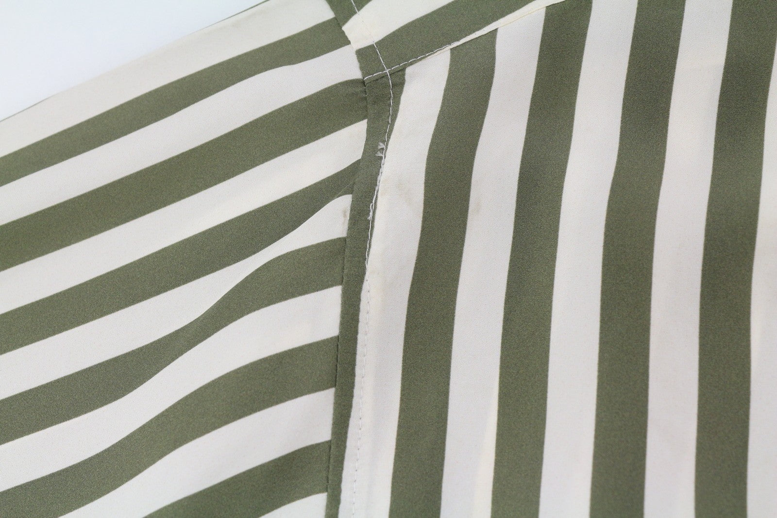 RALPH LAUREN Women Shirt M Mulberry Silk Pinstriped Cutaway RRP391