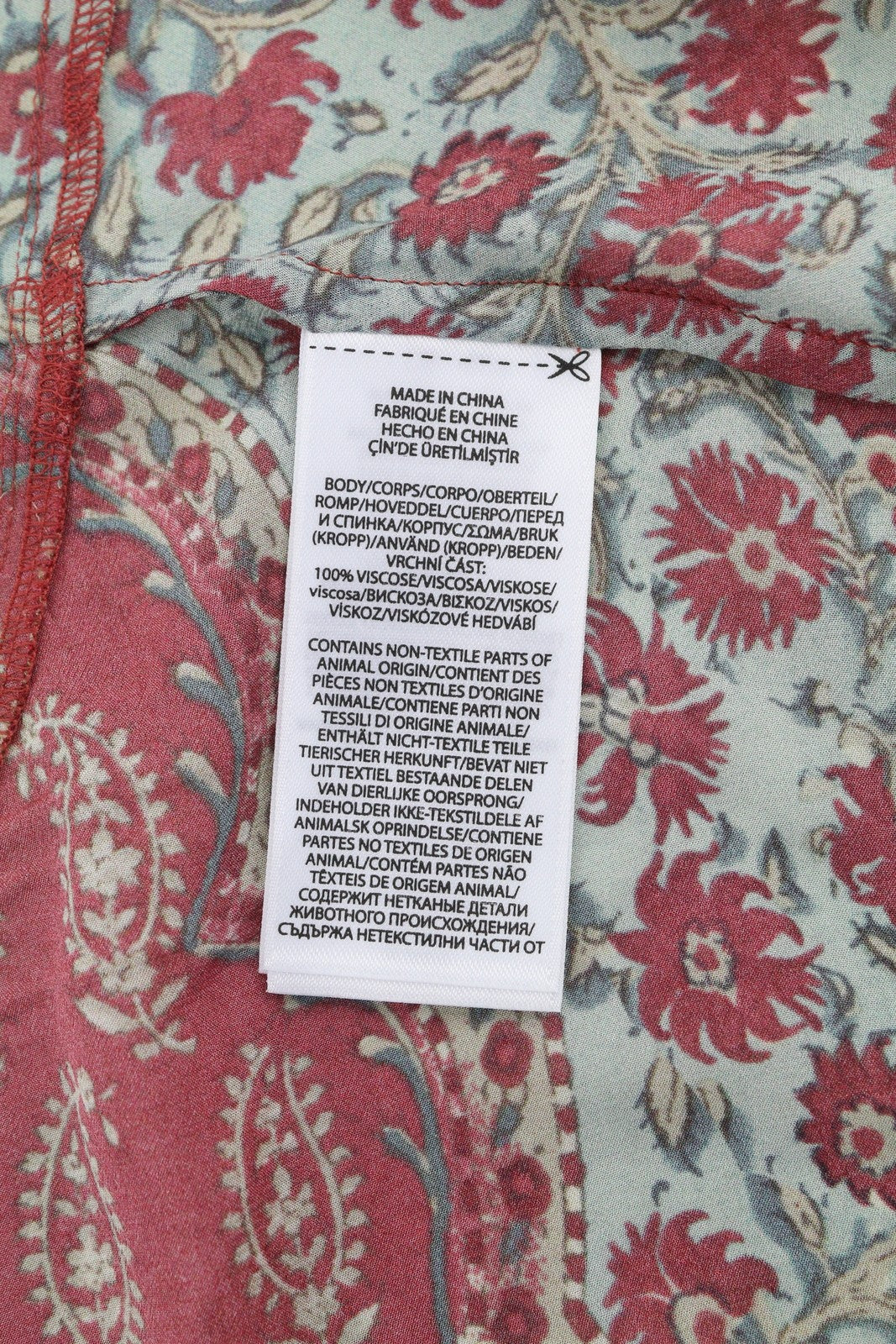 RALPH LAUREN Women Blouse XL Floral Print Crepe Long Sleeve Wrap RRP339