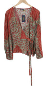 Red Viscose Blouse