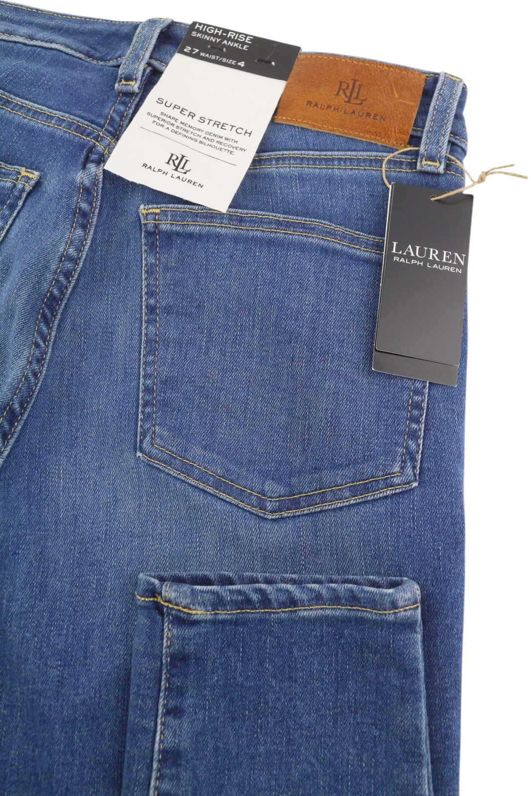 LAUREN RALPH LAUREN Legacy Women Jeans W27 High Rise Skinny Ankle Stretch