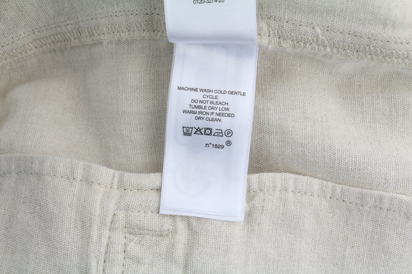 RALPH LAUREN Women Trousers W28 Linen Blend Canvas Cargo Tapered RRP349