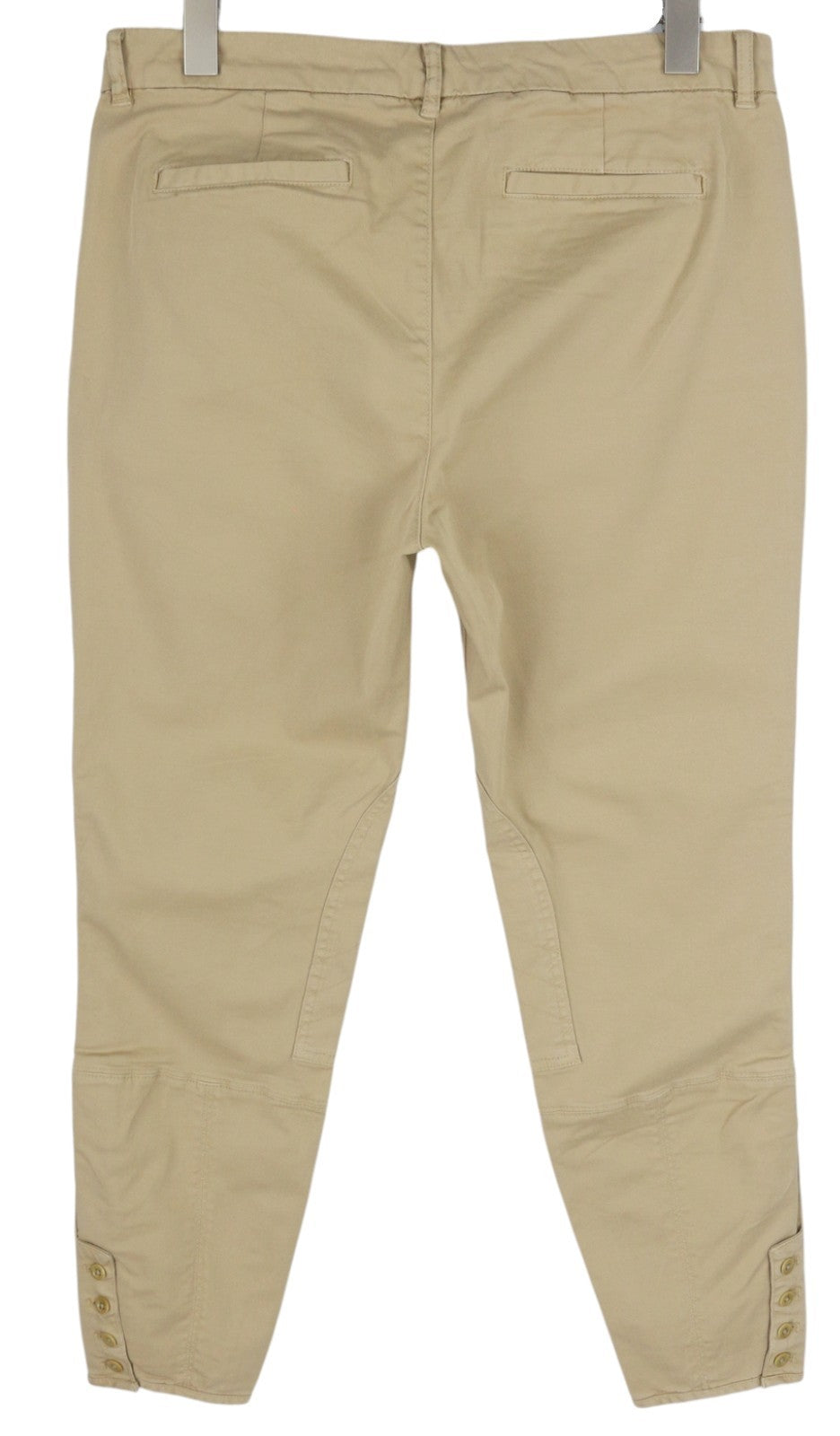 LAUREN RALPH LAUREN Women Trousers W31 Brown Slim Ankle Zip Casual