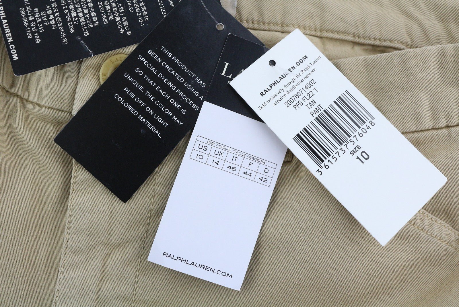 LAUREN RALPH LAUREN Women Trousers W31 Brown Slim Ankle Zip Casual