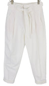 White Cotton Trousers