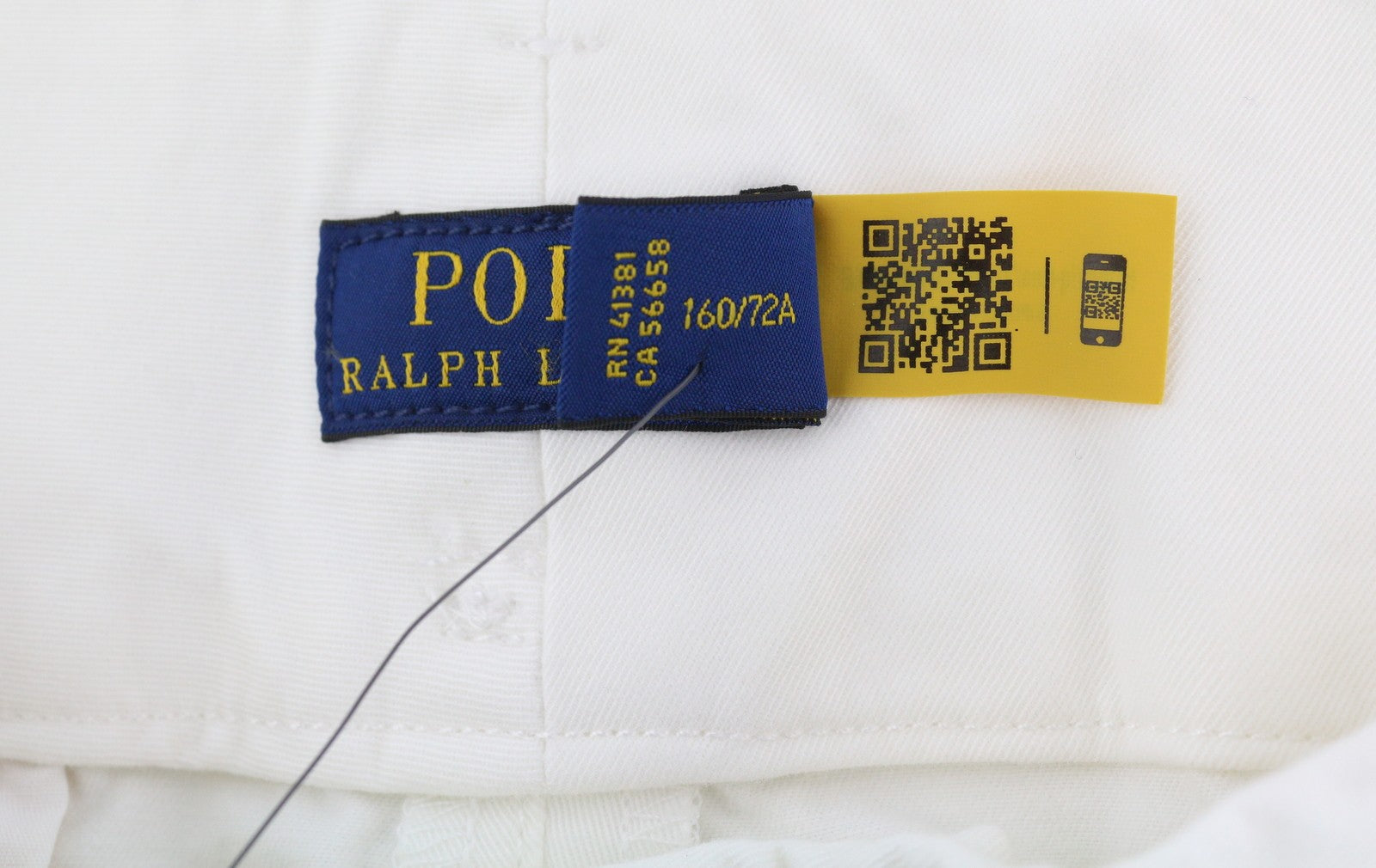 RALPH LAUREN Women Trousers W27 White High Waist Pleated Belted Turn-Up