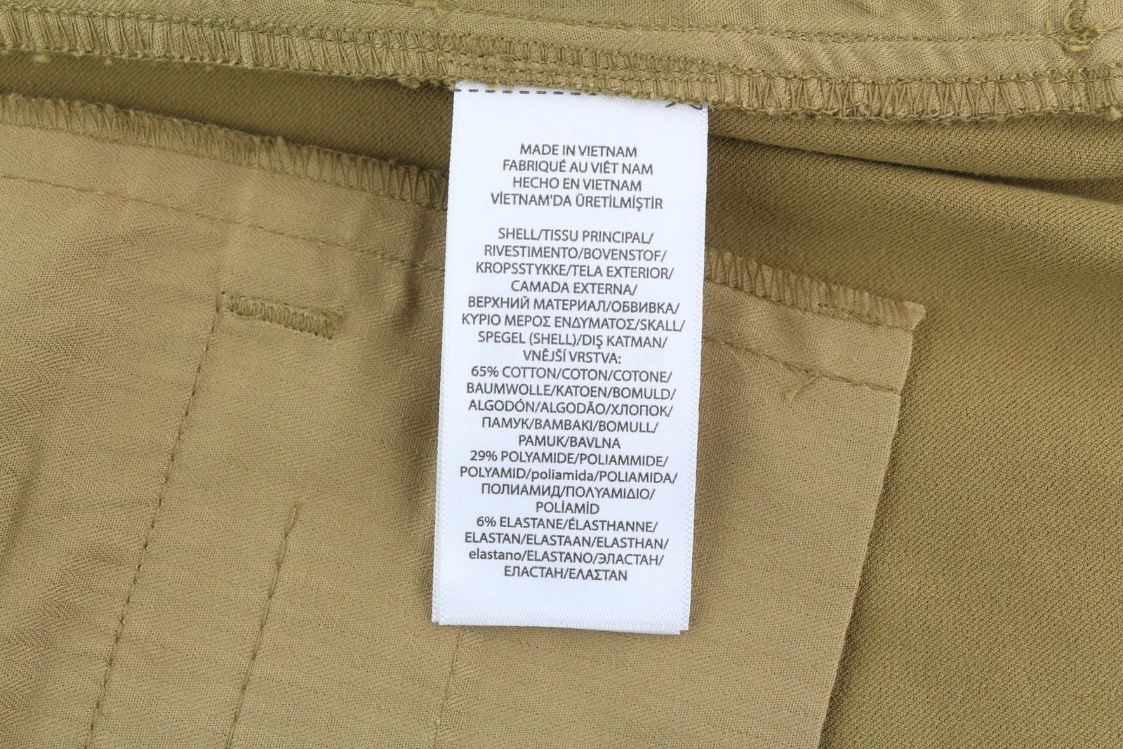 RALPH LAUREN Women Trousers W26 Brown Chino Slim Fit Zip Fly Casual