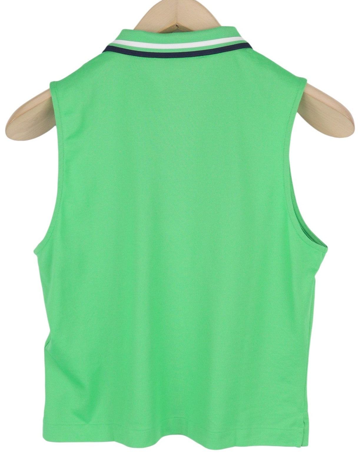 RLX RALPH LAUREN Golf Women T-Shirt M Green Sleeveless Polo Tailored RRP179