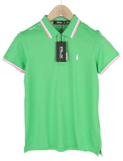 RLX RALPH LAUREN Golf Women T-Shirt S Green Short Sleeve Polo Wicking RRP140