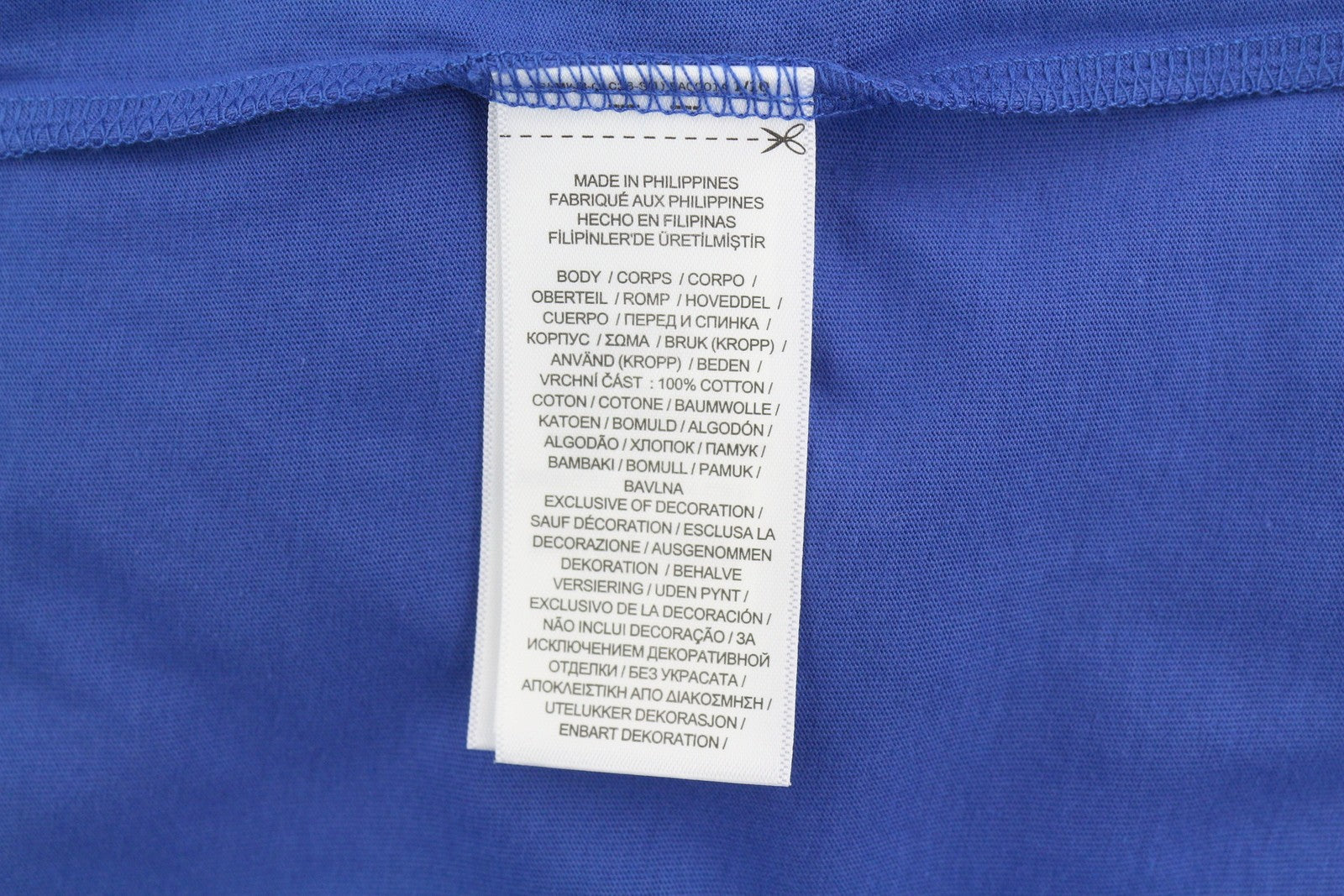 RALPH LAUREN Women T-Shirt L Blue Short Sleeve Crew Neck Tricot Casual