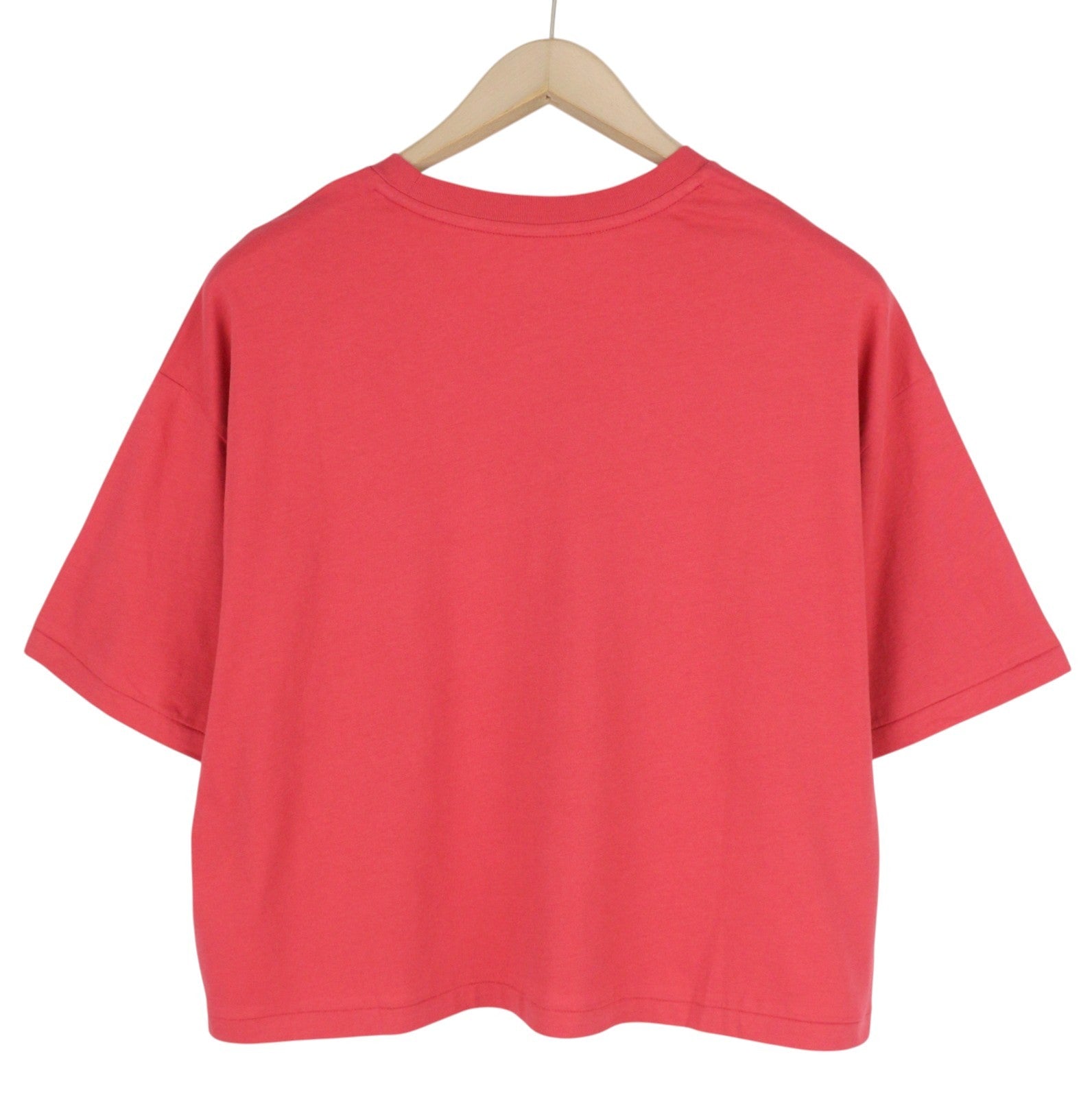 RALPH LAUREN Women T-Shirt XL Red Short Sleeve Crew Neck Tricot Stretch