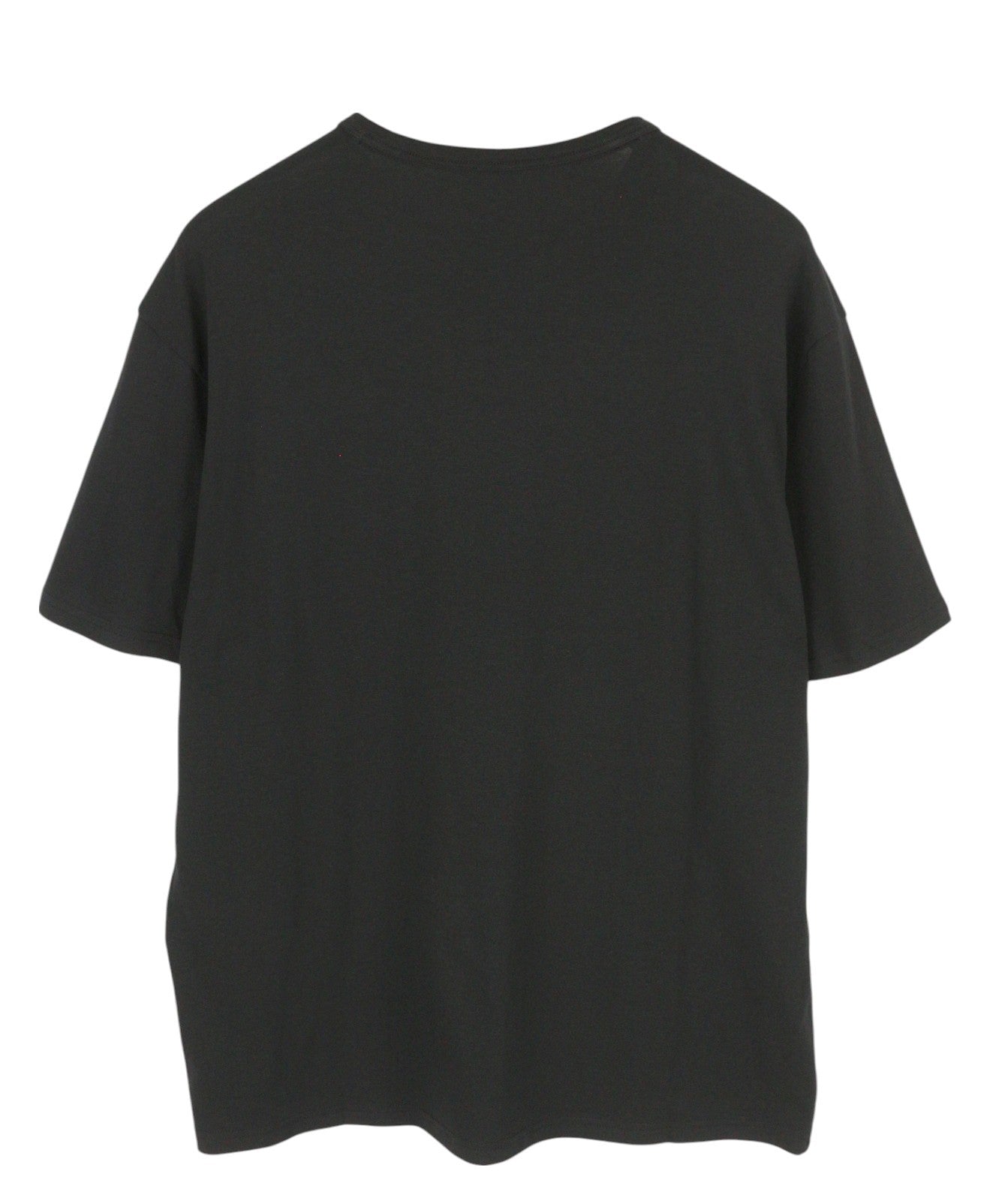 CALVIN KLEIN Men T-Shirt M Black Stretch Tricot Crew Neck Short Sleeve Logo