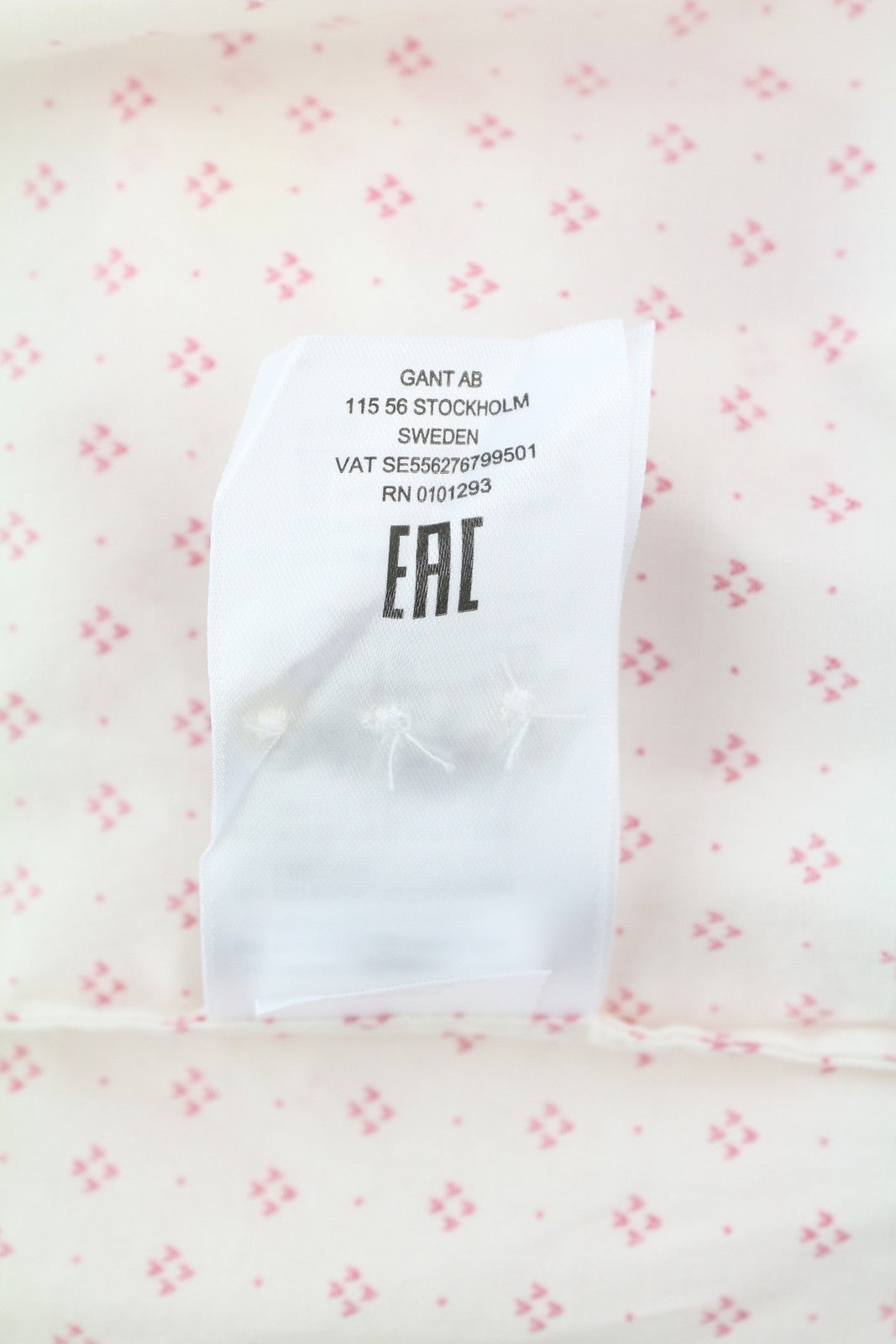 GANT Fairly Dot Stretch Women Shirt EU34 White Patterned Spread Neck Button-Up