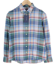 GANT Winter Twill Madras Check Women Shirt EU36 Colourful Flannel Button-Up