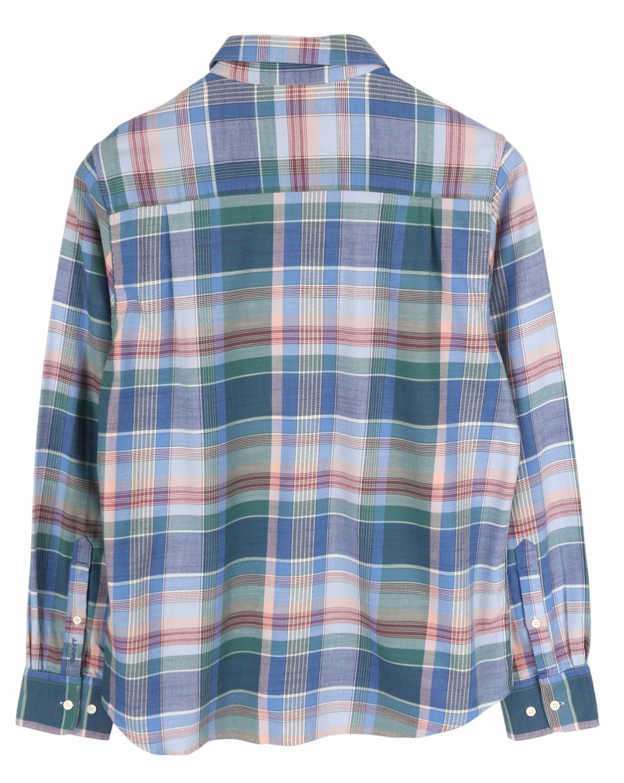 GANT Winter Twill Madras Check Women Shirt EU36 Colourful Flannel Button-Up