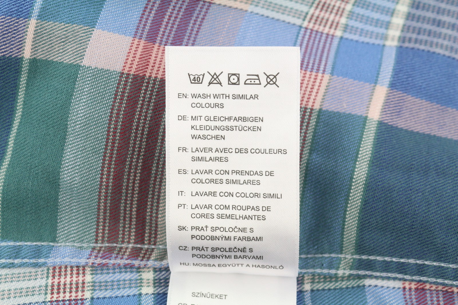 GANT Winter Twill Madras Check Women Shirt EU36 Colourful Flannel Button-Up