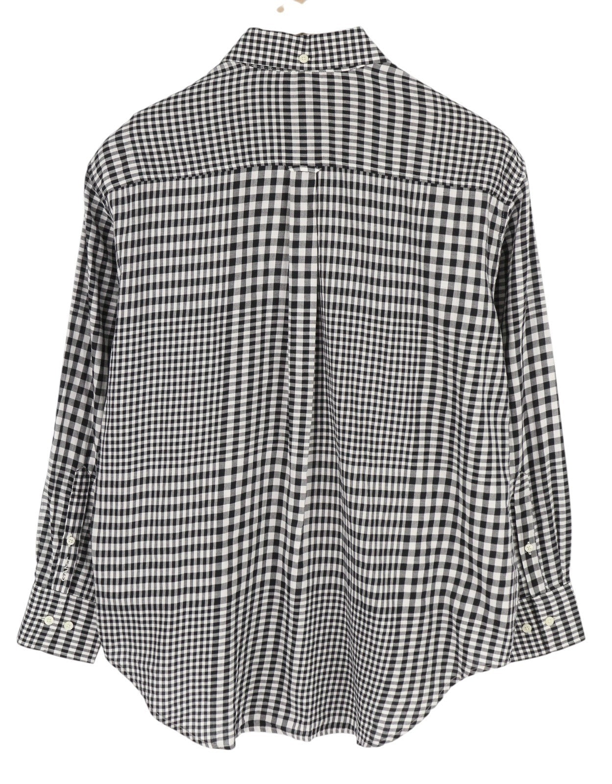 GANT Houndstooth Relaxed Women Shirt EU34 Thin Flannel Spread Neck Button-Up