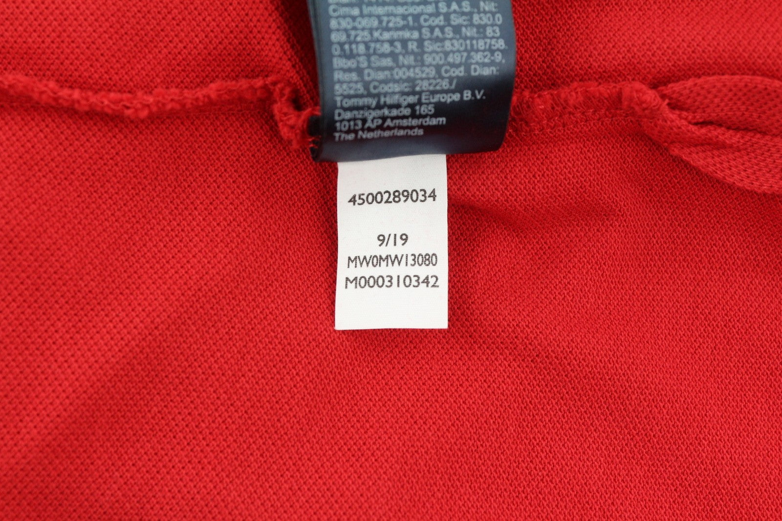 TOMMY HILFIGER Tipped SL Men T-Shirt XS Organic Cotton Polo Slim Fit