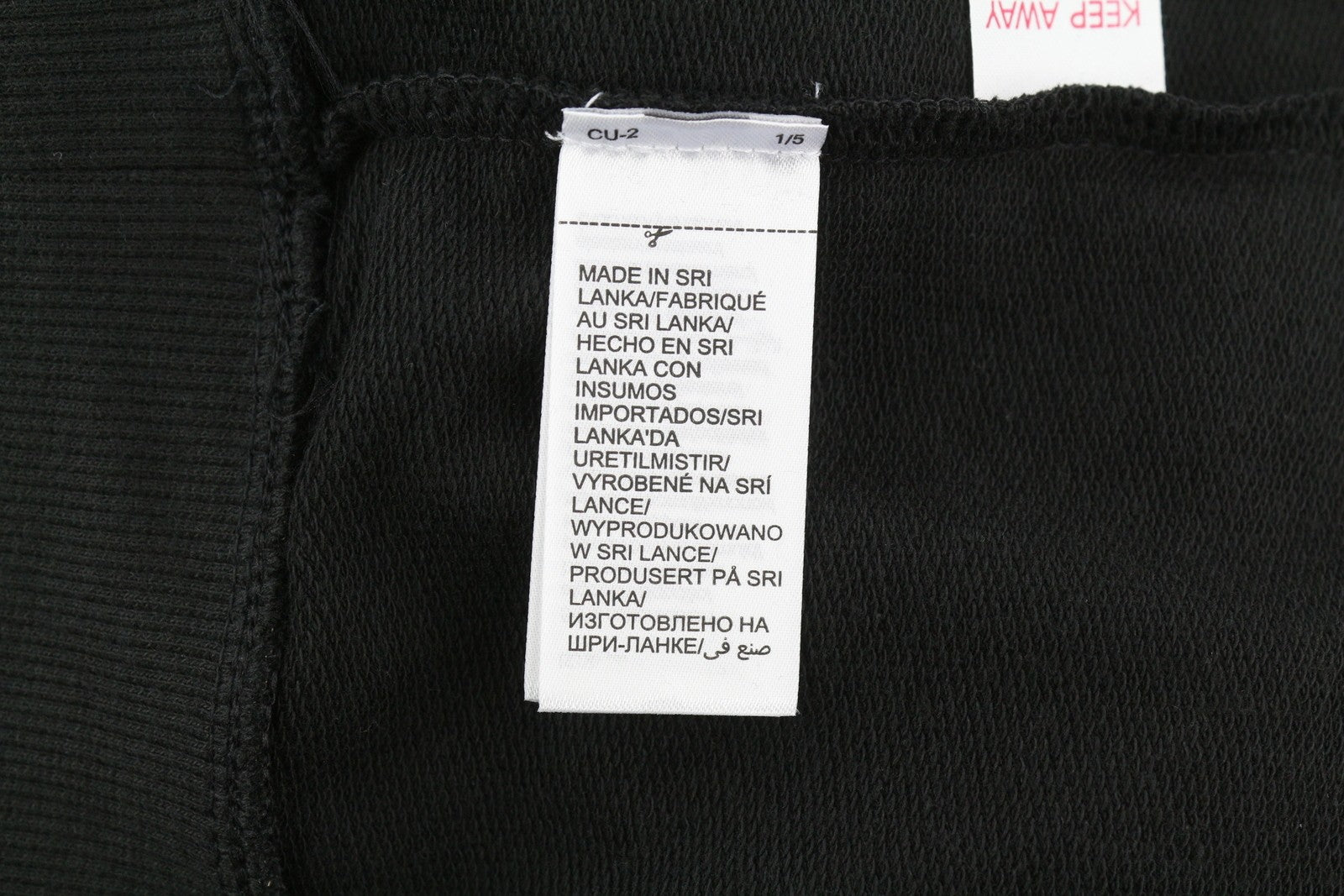 CALVIN KLEIN Men Sweatshirt M Black Crew Neck Pull On Embroidered Logo Front