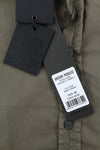 Brown Cotton Button-Up