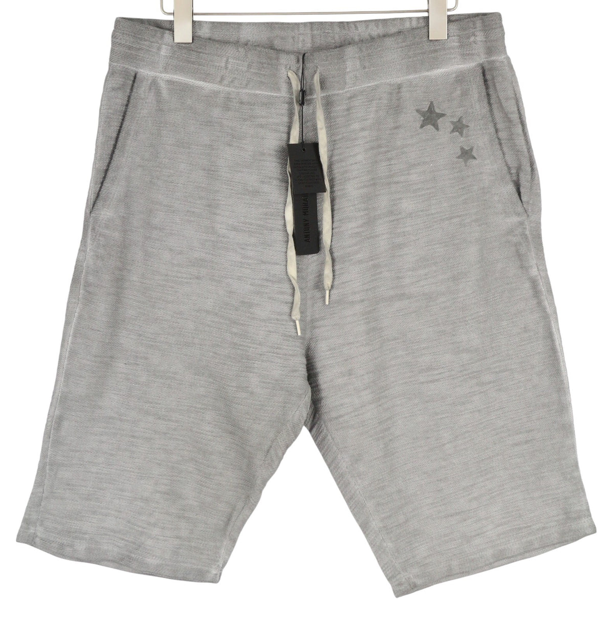 Graue Baumwollshorts