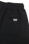 Black Cotton Shorts