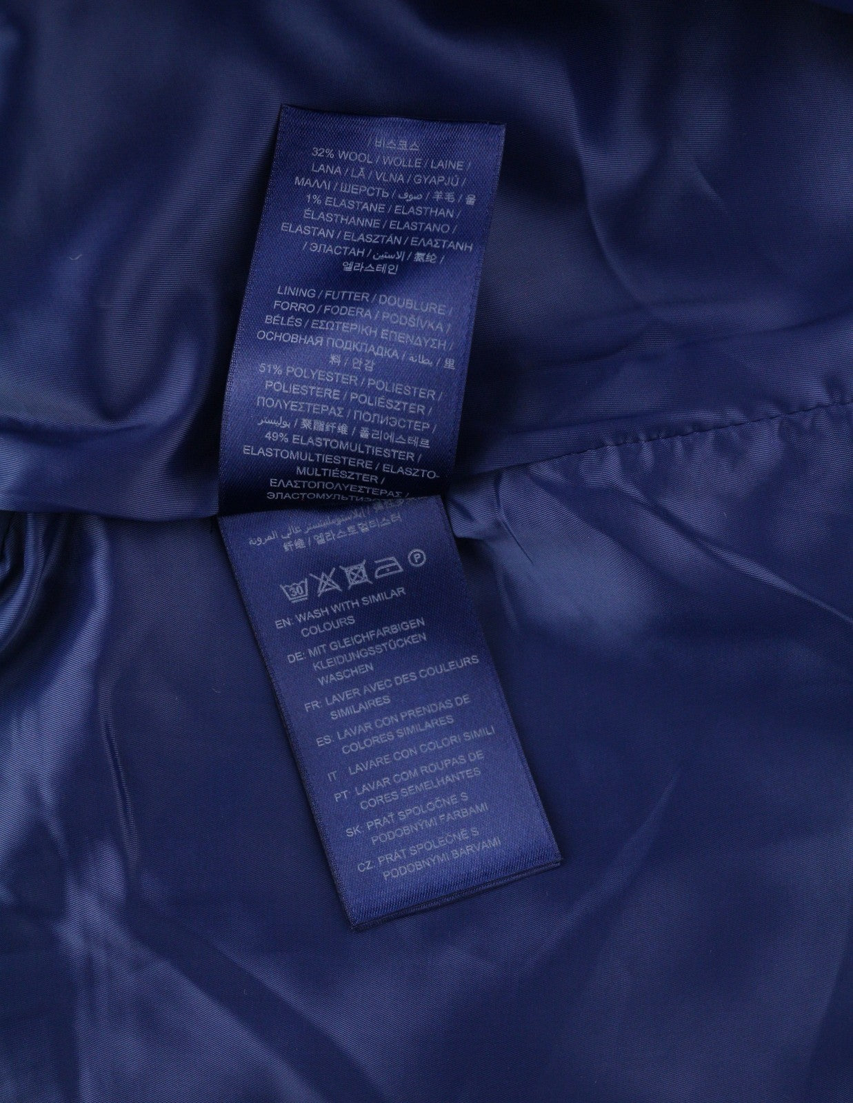 GANT Checked Flare Women Dress EU36 Grey Plaid Mini Round Neck 3/4 Sleeve