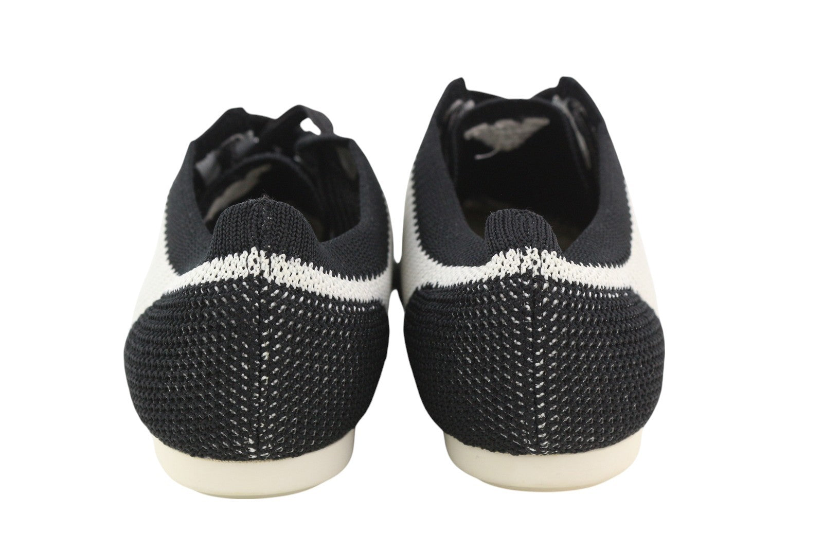 EMPORIO ARMANI Women Sneakers EU37 Low Top Knitted Lace Up Trainers RRP270