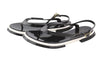 Black Other Fabric Sandals